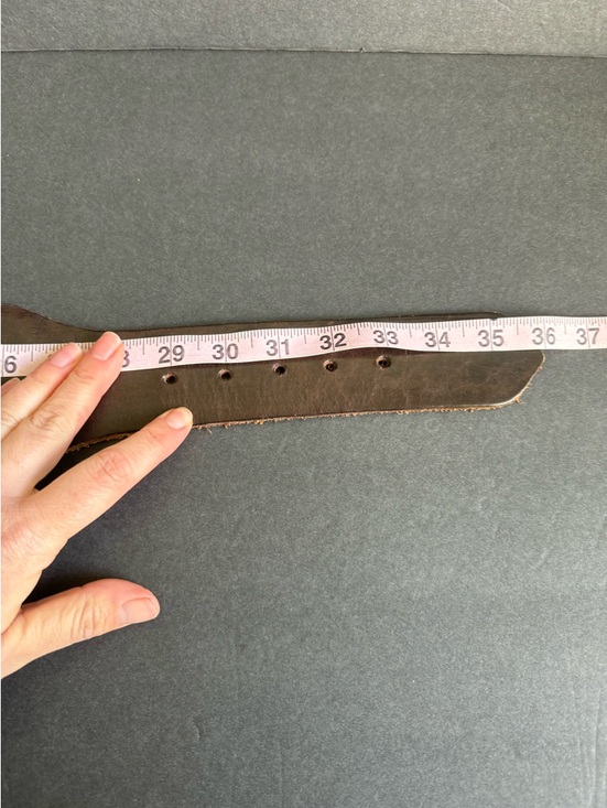 Vintage Woven Leather Belt Waist Statement Wide Brown Womens Small / Medium main image 13